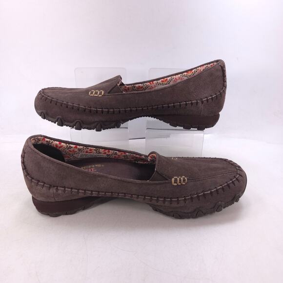 Skechers Relaxed Fit Pedestrian Moccasin Flat Womens Size 7 48930 Brown - Picture 5 of 9